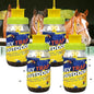 4 Fly Traps Outdoor for Patio with 4 Bait, Reusable Bug Catcher Bottle Jar - color: blue