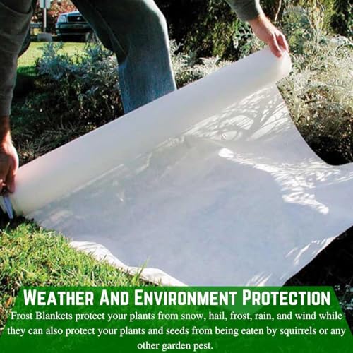 Farm Plastic Supply Frost Protection Blanket - Plant Covers Freeze Protection, Winter Plant Cover, Frost Blanket, Frost Cloth, Frost Blankets for Plants, Plant Frost Protector (5' x 30') - size: 5' x 30'