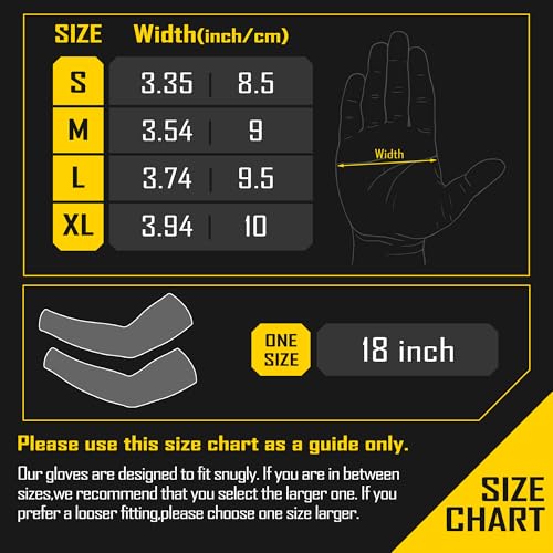 COOLJOB A5 Cut Resistant Touchscreen Work Gloves and Adjustable Arm Sleeves, No Glass Fiber&Steel, Construction, Gardening - size: Small