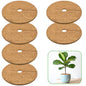 ZeeDix 11.8 Inch Coconut Fiber Tree Ring Mulch Mat, 6 Pack Tree Mulch Ring - color: 6 Pack, size: 11.8 Inch