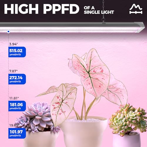 Barrina TX72 4FT LED Grow Light, 72W(500W Equivalent), Full Spectrum - color: Purple, size: 4FT-72W-1P