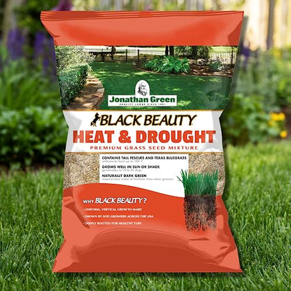 Jonathan Green Black Beauty Heat & Drought Resistant Grass Seed - 3 lb - size: 3 lb