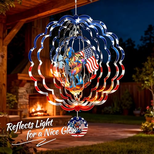 Bigfoot Garden Decoration 12 Inch Wind Spinner with Sasquatch - size: Bigfoot