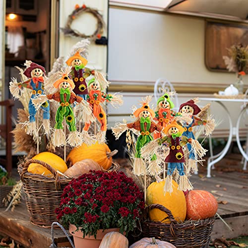 6 PCS Halloween Scarecrow Decorations, Scarecrows Fall Decor