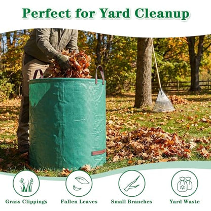 FEED GARDEN 72 Gallon Reusable Yard Waste Bags, 3 Pack