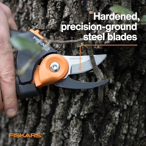 Fiskars PowerGear2 Bypass Pruning Shears, 3/4" Cut Capacity Garden Clippers, PowerGear2 (Pack of 6) - size: PowerGear2 (Pack of 6)