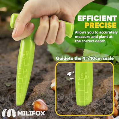 Seed Planter Tool, T-Handle Seed Dibber, Light Green, 1 Pack - color: Light Green, 1-Pack