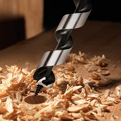 22 x 300mm (Approx. 7/8 x 12 Inch) Wood Auger Drill Bit - 1pcs - size: 22x300mm (Approx. 7/8 x 12")