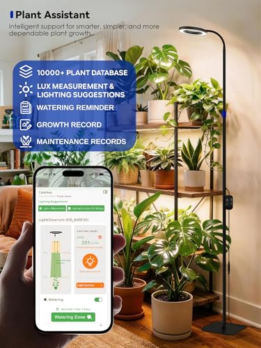 GLOWRIUM Smart Grow Light for Indoor Plants, Full Spectrum LED Plant Light