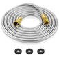 Rosy Earth Garden Hose 15 FT, 304 Stainless Steel Metal Water Hose - size: 15FT