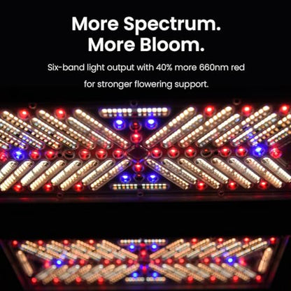 OptiGrowX240 LED Grow Light, Full Spectrum for 3x3 Grow Tent