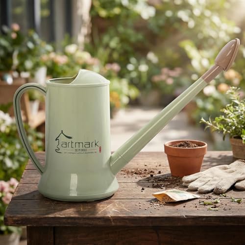 Watering Can 2L for Indoor & Outdoor Houseplants - color: Green