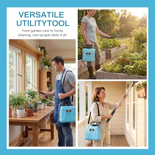 High Reach Plant Waterer with Spray Can Electric Water Sprayer