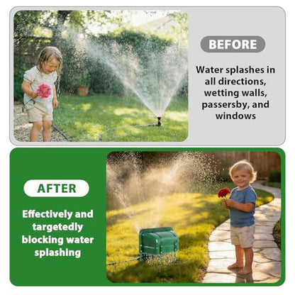 Sprinkler Guards Shields,Control Splash-Proof Cover,Sprinkler Splash Guard, Suitable for Outdoor lawns, Gardens, backyards and Green Belts Farm Irrigation.Set of 2