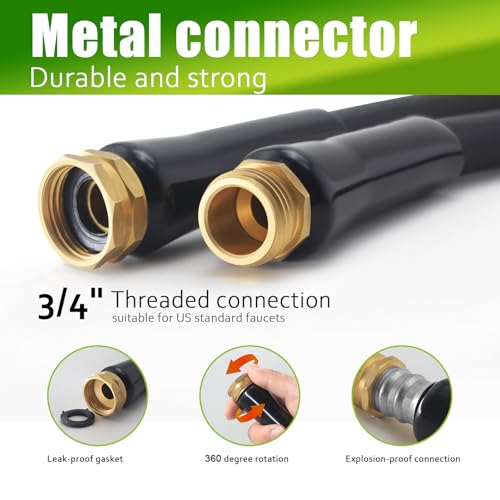 Garden Hose 25FT, Lightweight Flexible Water Hose