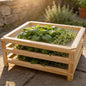 3-Layer Stackable Wooden Herb Drying Rack,Mesh Dryer Screen For Countertop - size: 3-Layer | 11.8" x 5.4" x 15.74"