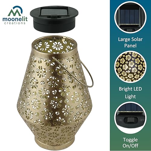 MCSLNT1 Solar Outdoor Hanging Lantern Light - style: Hanging Lantern