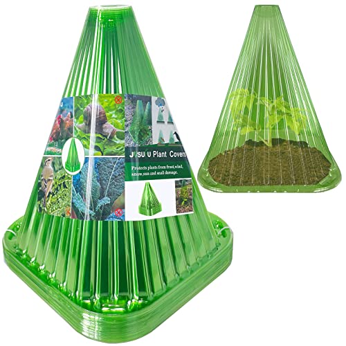 Garden Cloches for Plants, 20 Pack Plant Covers - color: green 20