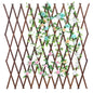 MyGift Expandable Wood Trellis, Wall Lattice Climbing Plant Support