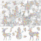 YUOROS 78 Pcs Christmas Window Clings Window Stickers - color: Christmas