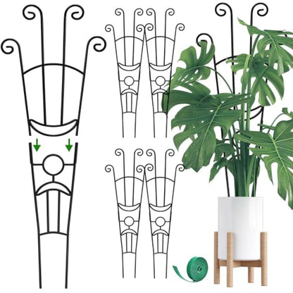 Coomin 32.6in Monstera Plant Support Trellis for Indoor Plants, 4P - size: 32in,rectangular/4p