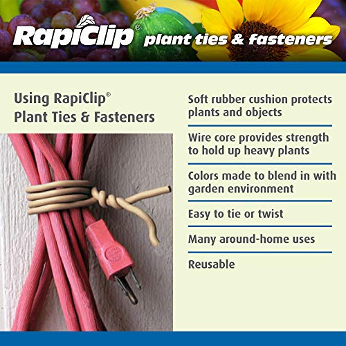 Luster Leaf 865 Rapiclip Soft Wire Tie, Pack of 20
