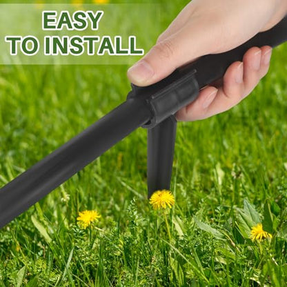 50 Pcs Irrigation Support Stakes Garden Tubing Hose Holder 1/2 Inch