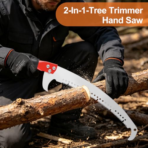 14.5FT Pole Saw for Tree Trimming Extendable Pruning Saw Trimmer