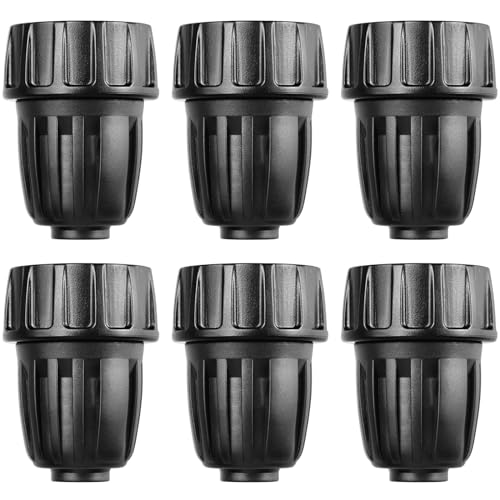 Gardrip 3/4 Inch Female Pipe Thread to 1/2 Inch Drip Irrigation Tubing Adapter: 6 Pieces 1/2 In. Barbed Drip Line x 3/4 In. Faucet PVC Adapter Connect 3/4" FHT Faucet Garden Hose - size: 3/4" to 1/2" Faucet Adapter-6P
