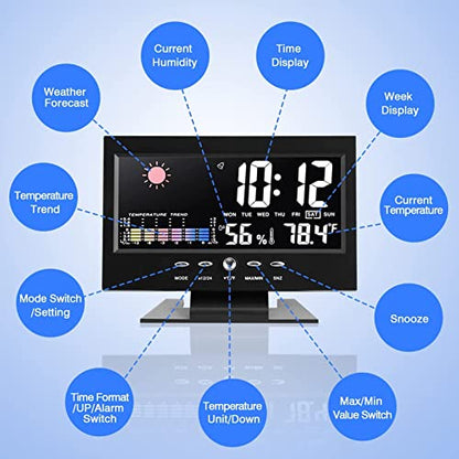 Weather Station with Color Display, Temp Humidity Clock