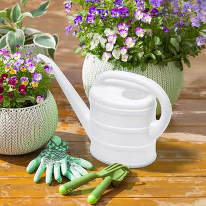 ZXJ Small Plant Watering Can - 1/3 Gallon - White - color: White