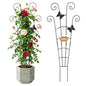 30" Metal Plant Trellis 2 Pack, Adjustable Height for Potted Plants