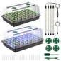 Pawfly Seed Starter Trays, 2 Pack 80 Cells Seed Starter Kit - size: 80 Cells