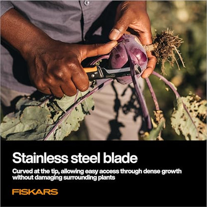 Fiskars Folding Produce Knife, Gardening Tool for Harvesting Vegetables - style: Folding Harvest Knife
