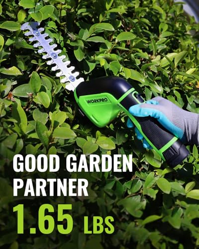 WORKPRO 12V Cordless Grass Shear & Hedge Trimmer