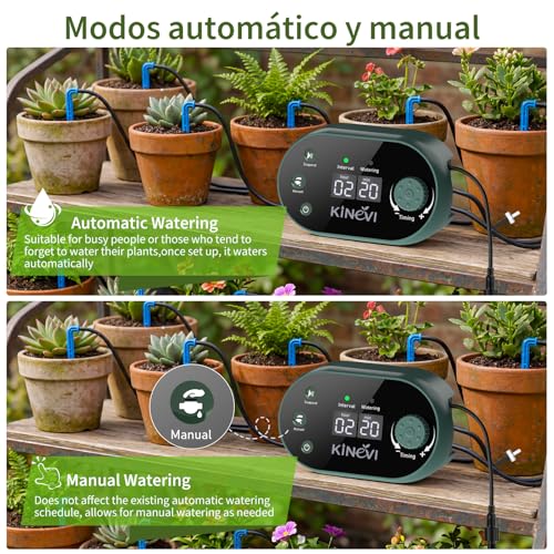 Solar Drip Irrigation System, Auto Plant Waterer for 30 Pots - color: 308