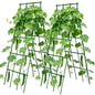 Heavy Duty Cucumber Trellis,2 Pack,No AssemblyGarden Trellis for Climbing Plants Outdoor,Cucumber Trellis, A-Frame Vegetable Frame,Vegetables Peas Beans Squash Cucumber