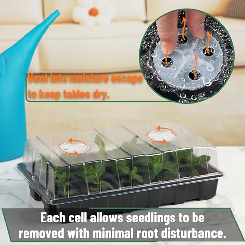 Mr. Pen 5-Set Seed Starter Tray Kits - size: 15-Cells 5-Pack