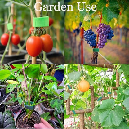 Plant Tape for Supporting Plants - 1/2" x 66ft Reusable Soft Garden Tie