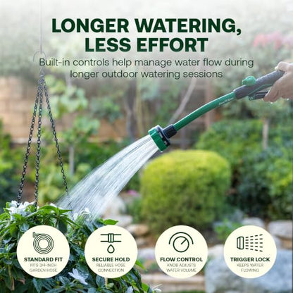 Rain Bird TRNZL8PWAND16 Watering Wand Garden Hose Nozzle, 16 Inch - size: 16 Inches