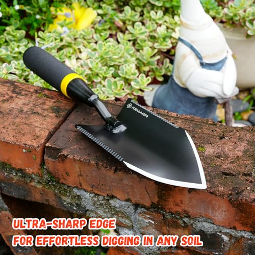 Kemaier Heavy Duty Garden Trowel, Hand Shovel Digging Tool