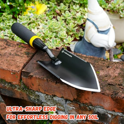 Kemaier Heavy Duty Garden Trowel, Hand Shovel Digging Tool