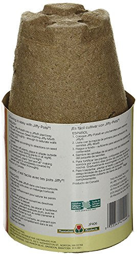 Jiffy Pots 4" Round (12 Pack)