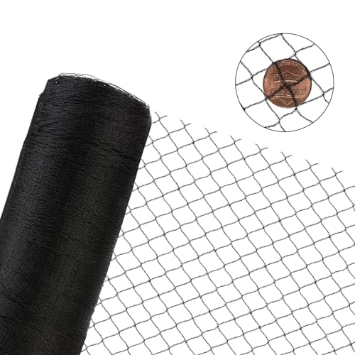 50x50 FT Bird Netting, 1" Mesh, Heavy Duty Garden Netting - size: 50x50FT-1inch
