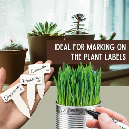 Artline Garden Marker | Water Resistant | Quick Dry Ink Great For Outside Use (4 Markers)