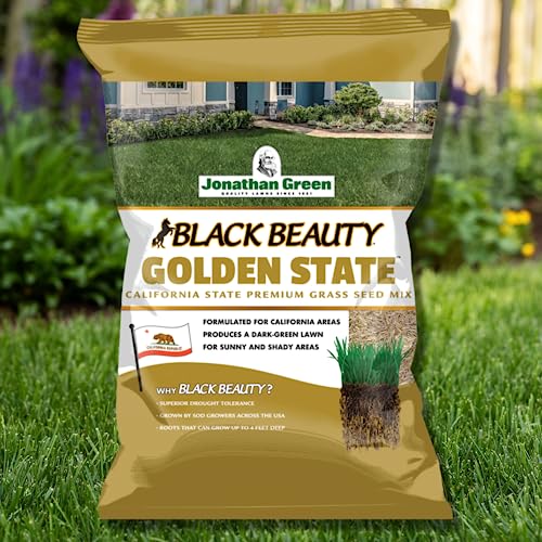 Jonathan Green Black Beauty Golden State California Grass Seed - 7 lb - size: 7 lb