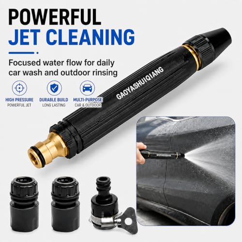 High Pressure Hose Nozzle, Quick Connect Car Wash Spray Nozzle Set