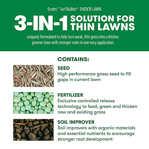 Scotts Turf Builder Thick'R Lawn Tall Fescue Mix, 40 lbs. - size: 40 lb.