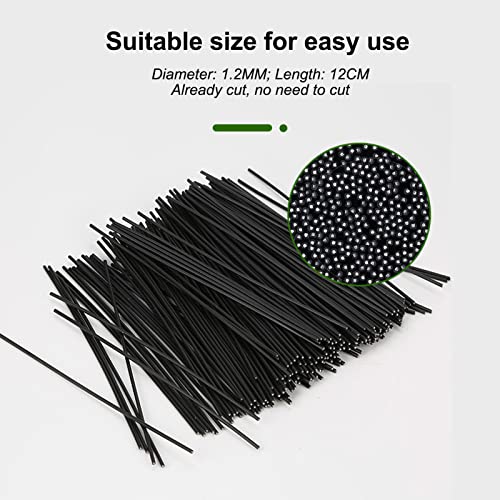 500pcs Plastic Twist Ties for Bags,4.7 Inch Cable Bread Ties Reusable Plant Wire Twist Tiesfor Household and Office Use - size: 500 pcs