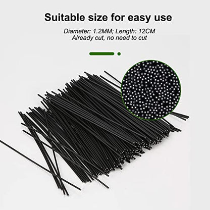 500pcs Plastic Twist Ties for Bags,4.7 Inch Cable Bread Ties Reusable Plant Wire Twist Tiesfor Household and Office Use - size: 500 pcs